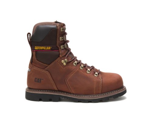 Caterpillar CAT Alaska 2.0 8" Waterproof Thinsulate™ Steel Toe Men's Work Boots Copper | CAT-271ED