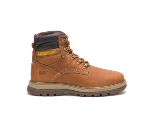Caterpillar CAT Fairbanks Men's Work Boots Brown / Black | CAT-390RO