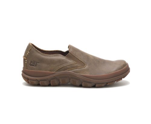 Caterpillar CAT Fused Slip On Shoe Men's Sneakers Brown Green | CAT-873MY