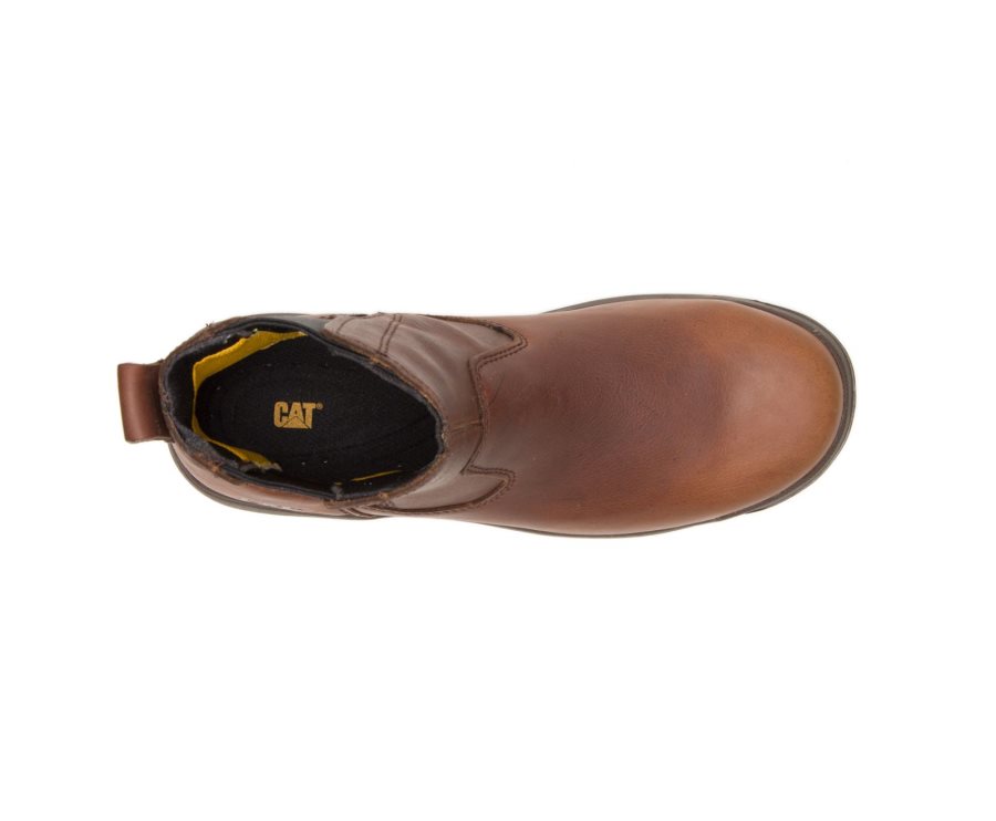 Caterpillar CAT Abbey Steel Toe Women's Work Boots Copper | CAT-651LN