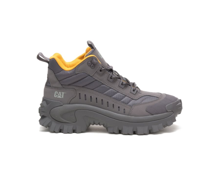 Caterpillar CAT Intruder Mid Men\'s Sneakers Grey | CAT-643UI