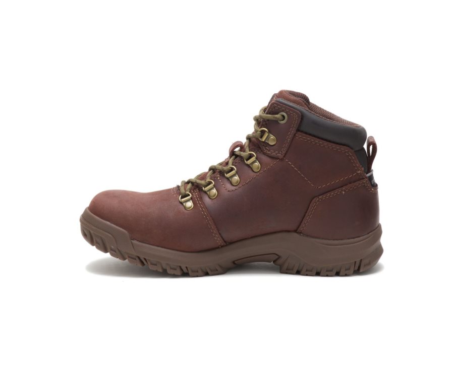 Caterpillar CAT Mae Steel Toe Waterproof Women's Work Boots Copper | CAT-739FX