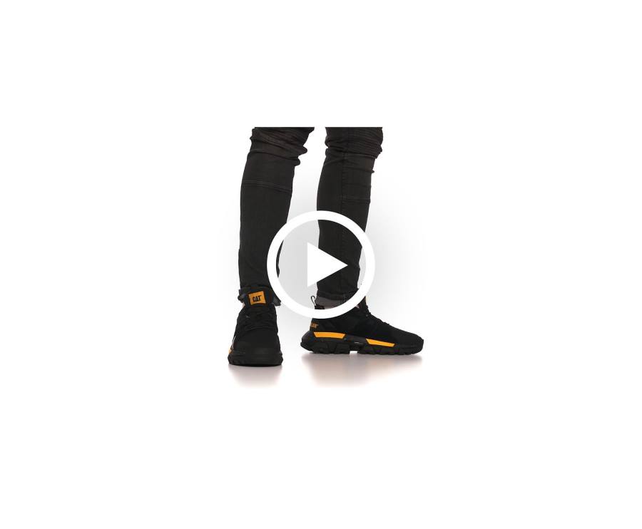 Caterpillar CAT Raider Sport Men's Sneakers Black / Yellow | CAT-822KO